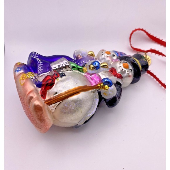 Christopher Radko Christmas Ornament Happy Snow Year Used - Picture 7 of 10